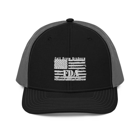 Trucker Hat - Veteran-Owned Archery & Outdoors Business Logo | Perfect for Hunting & Outdoor Enthusiasts