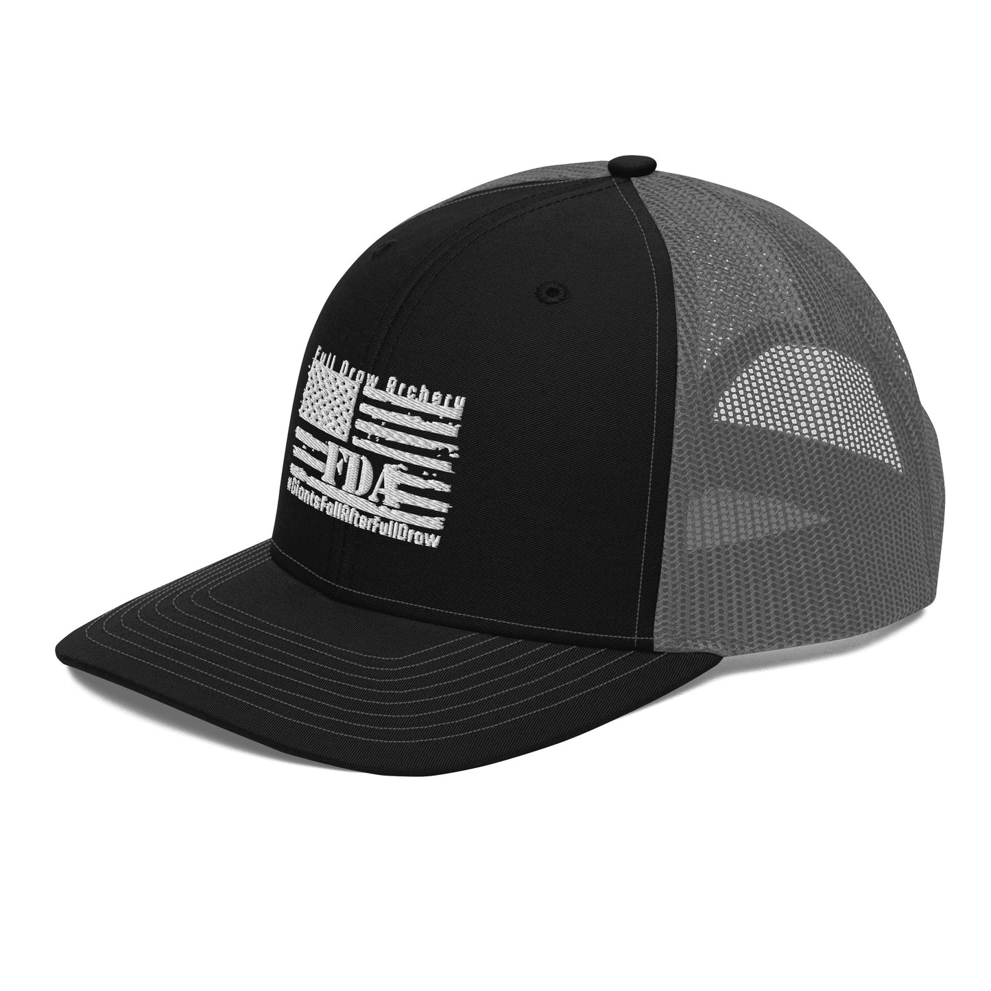 Trucker Hat - Veteran-Owned Archery & Outdoors Business Logo | Perfect for Hunting & Outdoor Enthusiasts