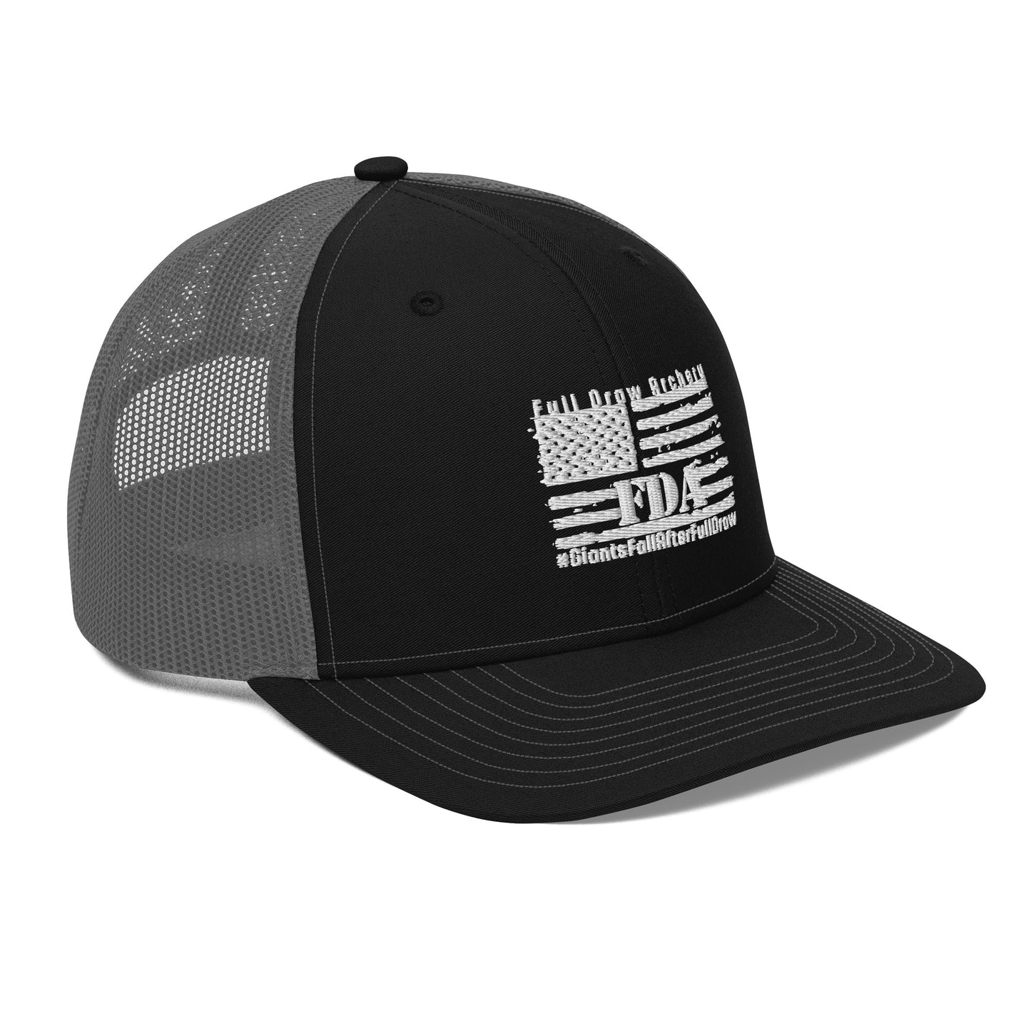 Trucker Hat - Veteran-Owned Archery & Outdoors Business Logo | Perfect for Hunting & Outdoor Enthusiasts