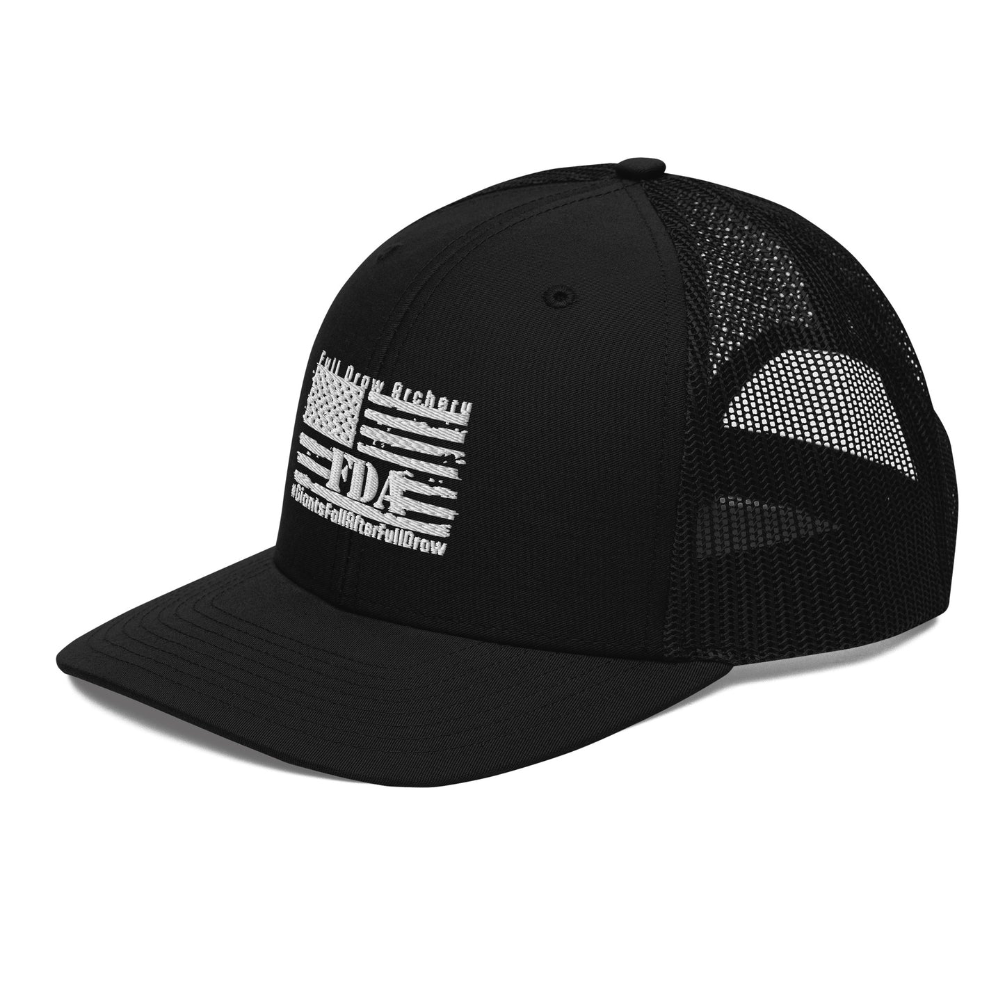 Trucker Hat - Veteran-Owned Archery & Outdoors Business Logo | Perfect for Hunting & Outdoor Enthusiasts