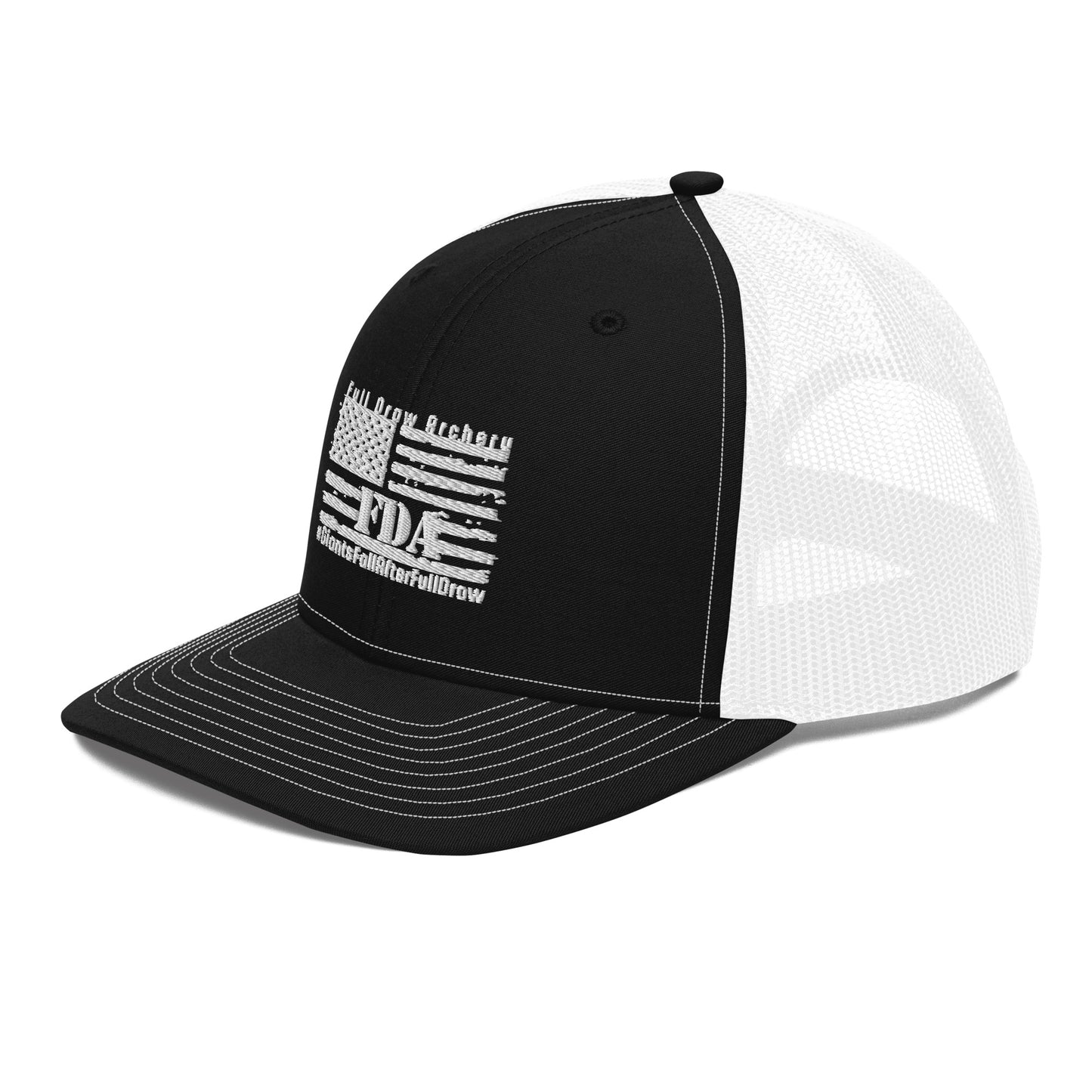 Trucker Hat - Veteran-Owned Archery & Outdoors Business Logo | Perfect for Hunting & Outdoor Enthusiasts