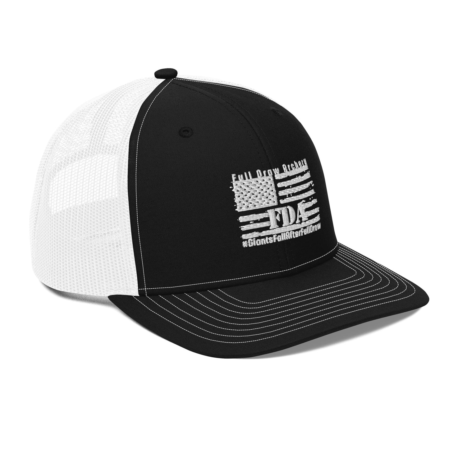 Trucker Hat - Veteran-Owned Archery & Outdoors Business Logo | Perfect for Hunting & Outdoor Enthusiasts