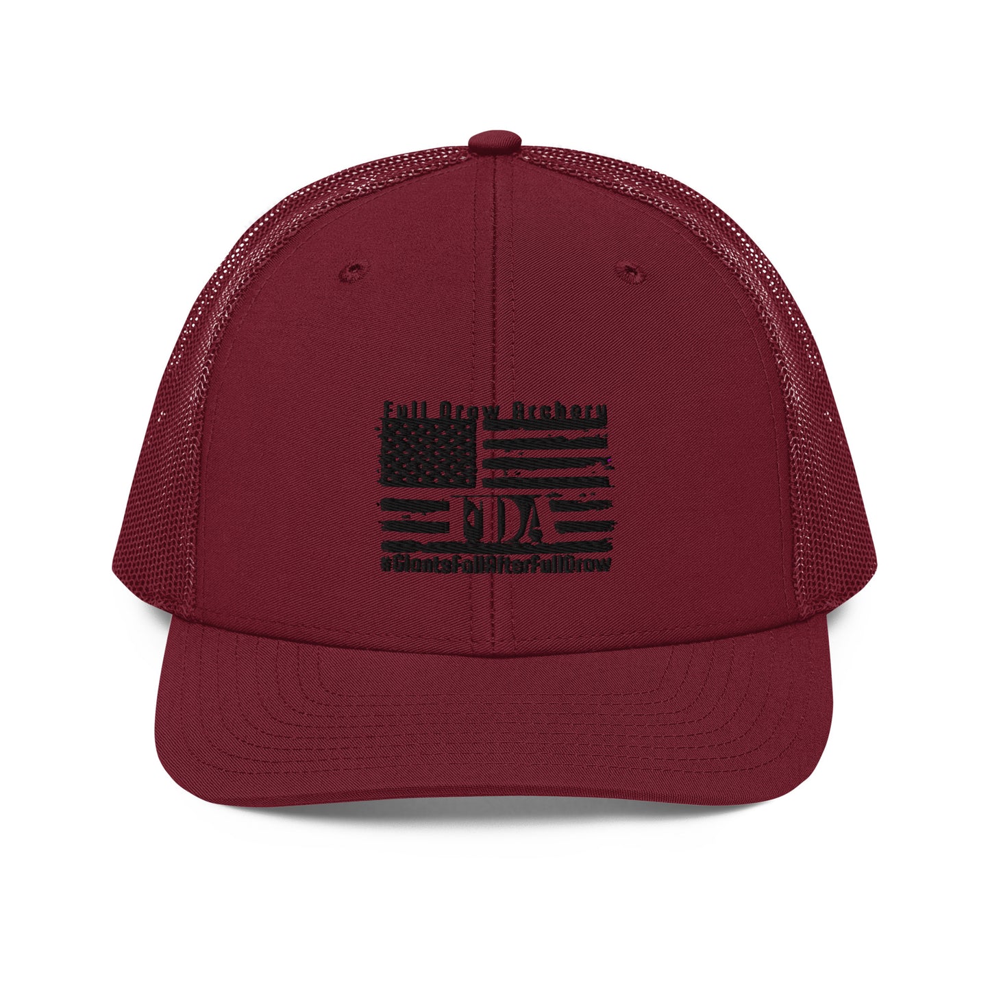 Trucker Hat - Veteran-Owned Archery & Outdoors Business Logo | Perfect for Hunting & Outdoor Enthusiasts