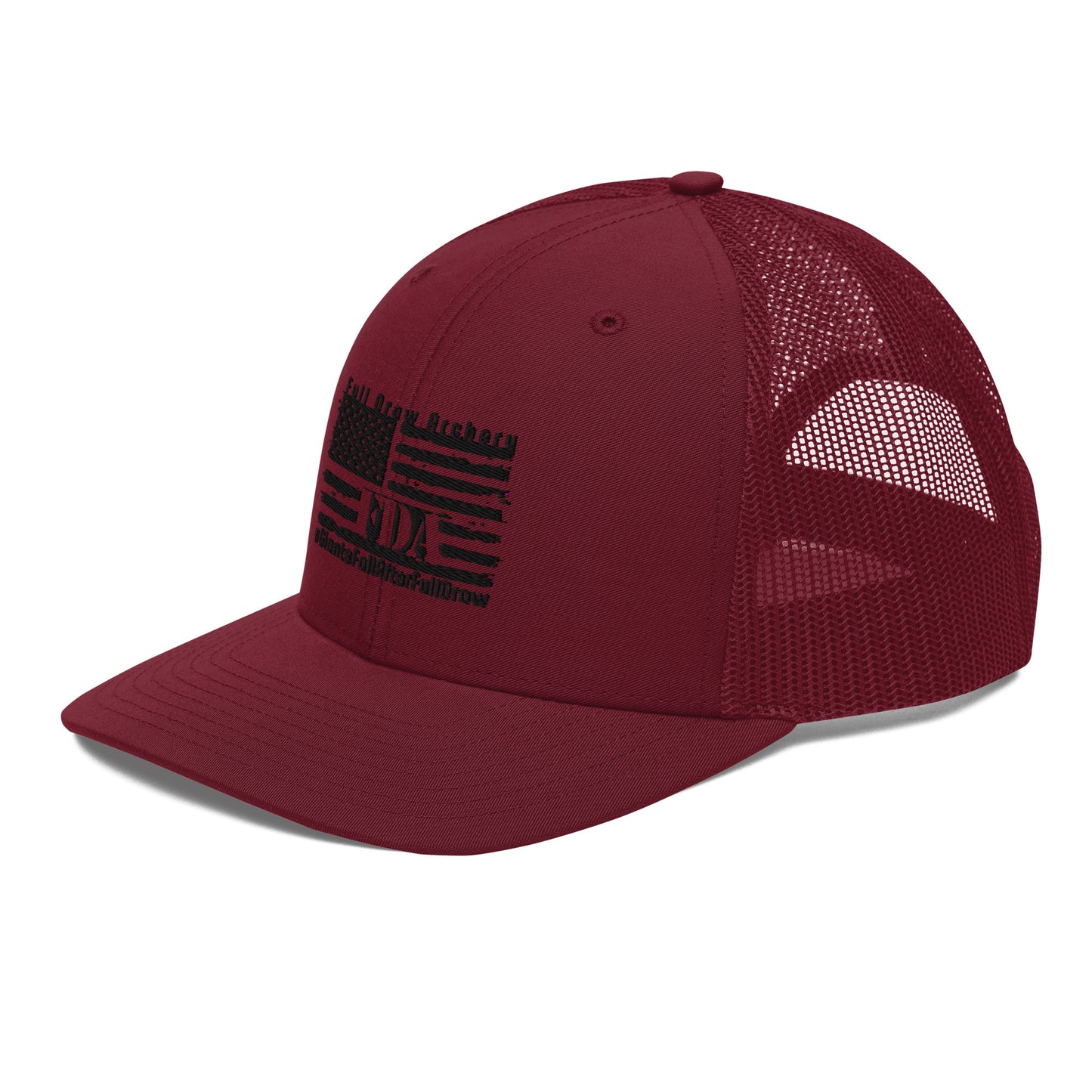 Trucker Hat - Veteran-Owned Archery & Outdoors Business Logo | Perfect for Hunting & Outdoor Enthusiasts