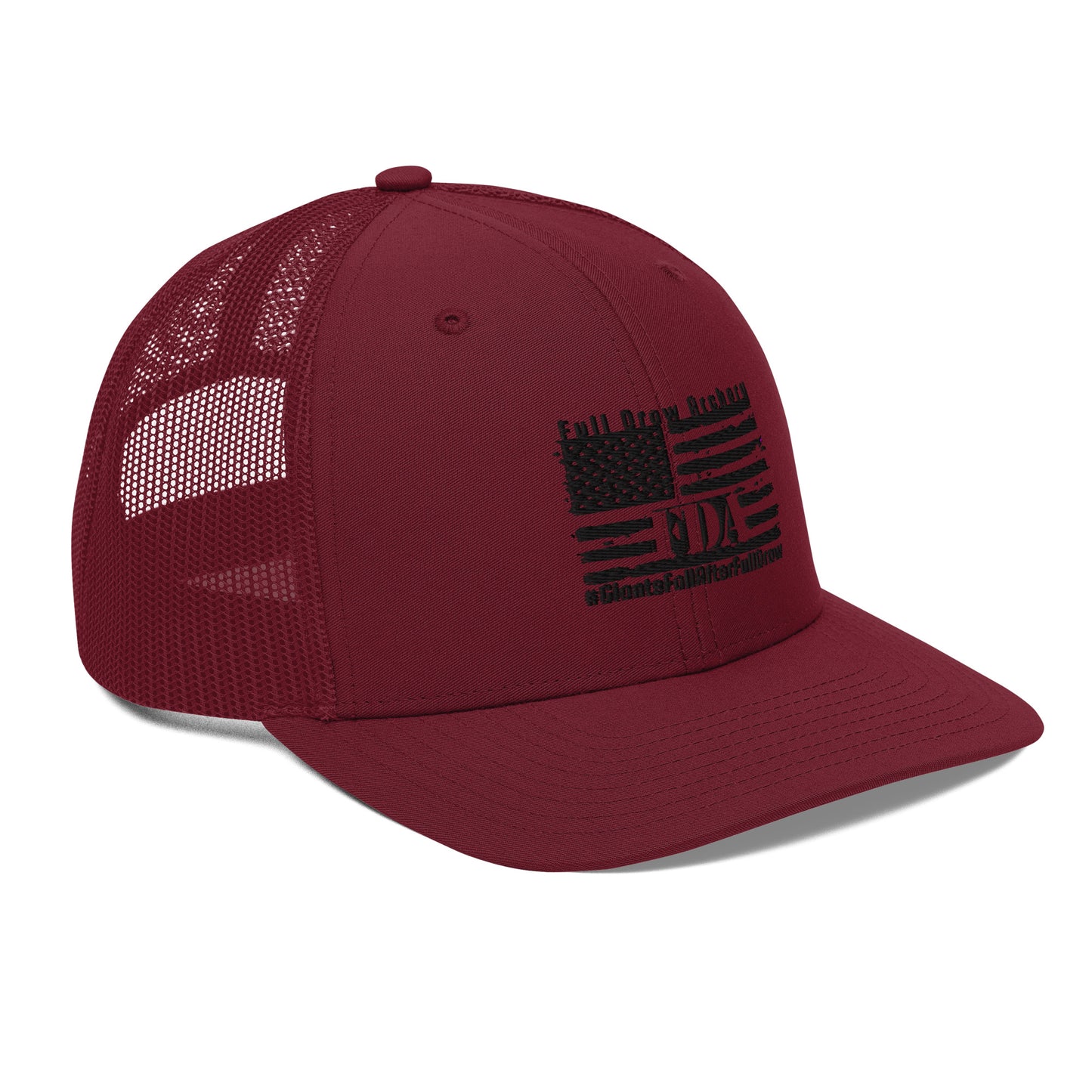 Trucker Hat - Veteran-Owned Archery & Outdoors Business Logo | Perfect for Hunting & Outdoor Enthusiasts