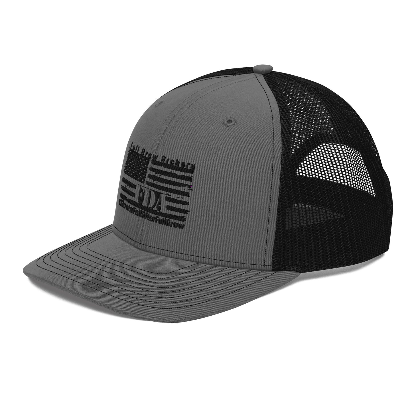 Trucker Hat - Veteran-Owned Archery & Outdoors Business Logo | Perfect for Hunting & Outdoor Enthusiasts