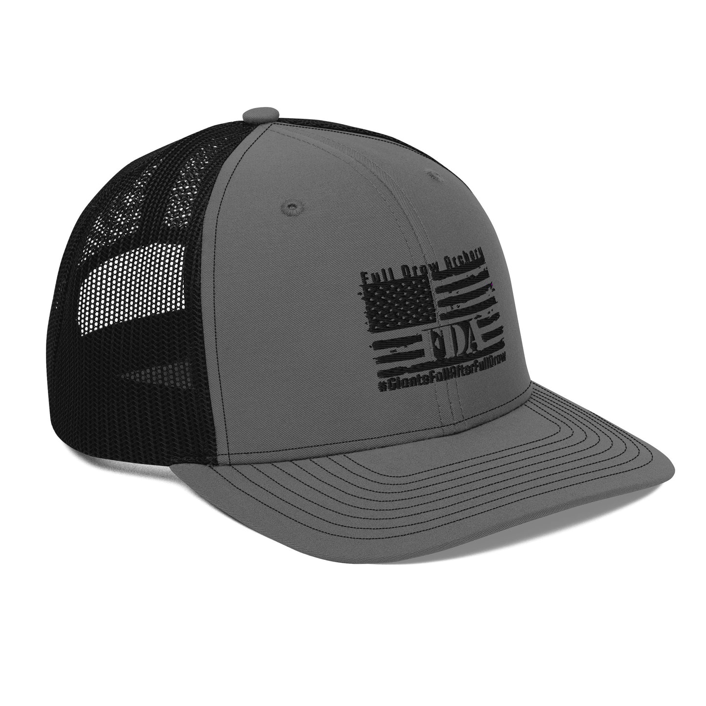 Trucker Hat - Veteran-Owned Archery & Outdoors Business Logo | Perfect for Hunting & Outdoor Enthusiasts