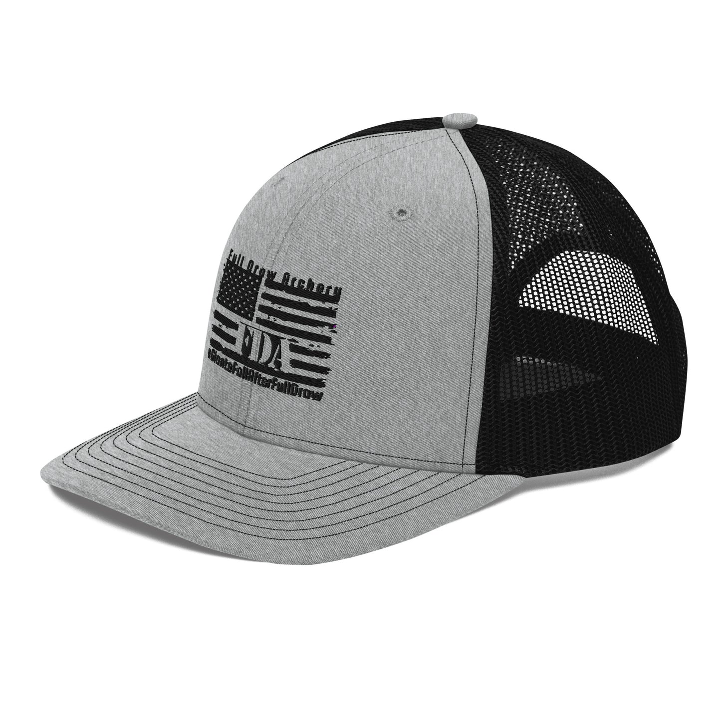 Trucker Hat - Veteran-Owned Archery & Outdoors Business Logo | Perfect for Hunting & Outdoor Enthusiasts