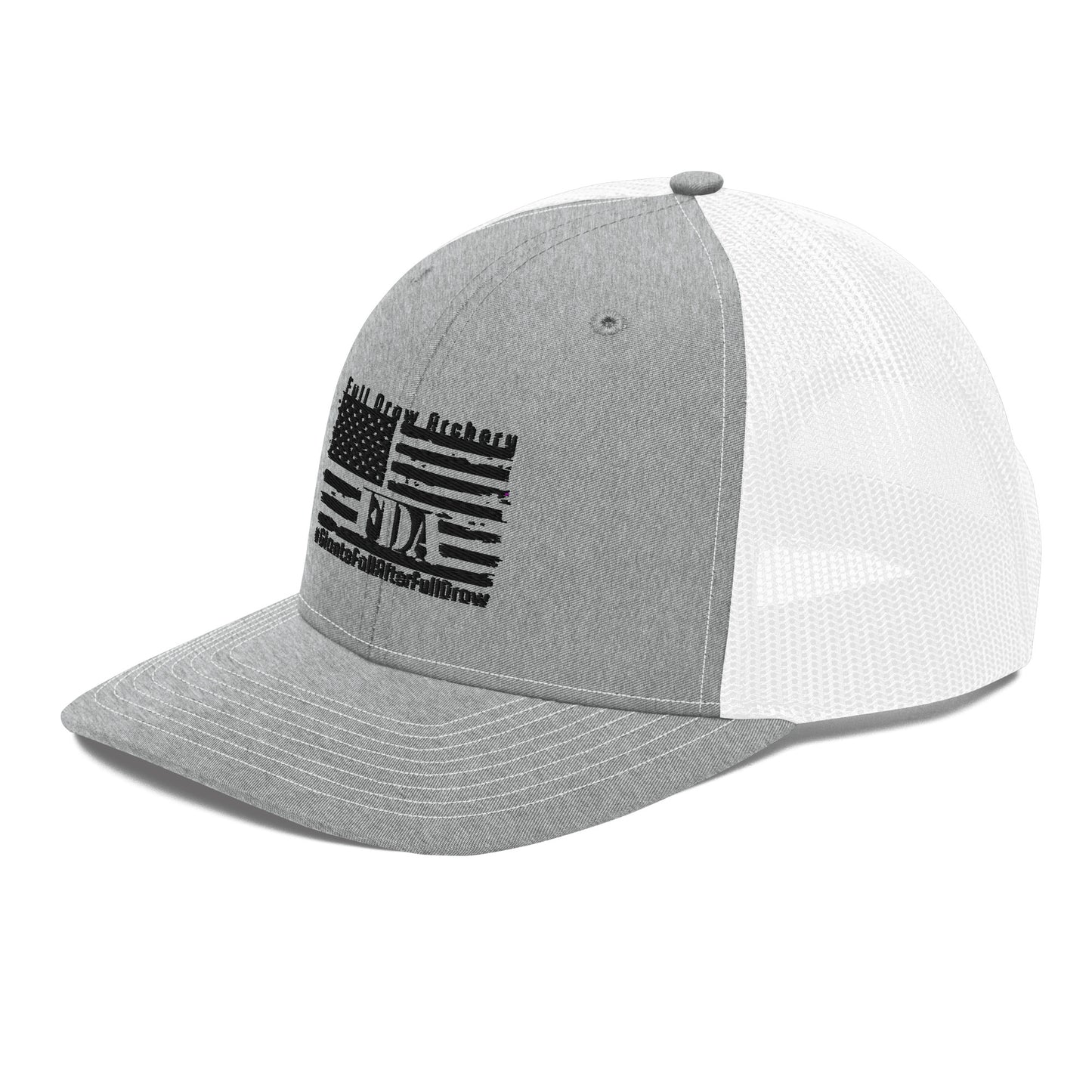 Trucker Hat - Veteran-Owned Archery & Outdoors Business Logo | Perfect for Hunting & Outdoor Enthusiasts